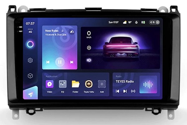 Navigatie Auto Teyes CC3 2K Mercedes-Benz Vito 3 2014-2023 6+128GB 9.5" QLED Octa-core 2Ghz Android 4G Bluetooth 5.1 DSP