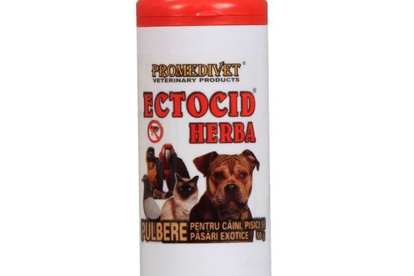 Pudra Antiparazitara Ectocid Herba 50 g