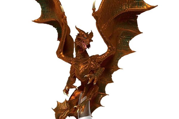 Miniatura D&D Icons of the Realms - Adult Copper Dragon