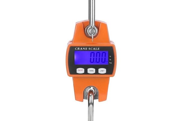 Cantar electronic portabil Brillo 300 kg cu ecran LCD galben