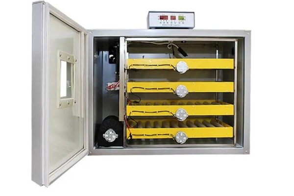 Incubator Oua Profesional MS-240, Intoarcere Automata, Inox, Alimentare 12V/220V, 4 Tavi, 240 de Oua de Gaina, Rata, Gasca etc, Model Nou