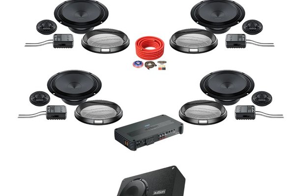 Pachet difuzoare auto cu subwoofer pentru Audi A6 C5 facelift 2001 - 2004 Audison Prima 1000 W