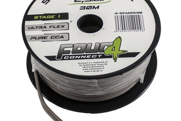 Cablu boxe Four Connect, 4-SCM2530, Stage 1, 30 M, 2.5 MM2, OFCA
