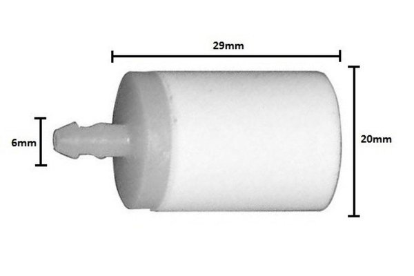 Filtru benzina drujba Husqvarna - 6mm