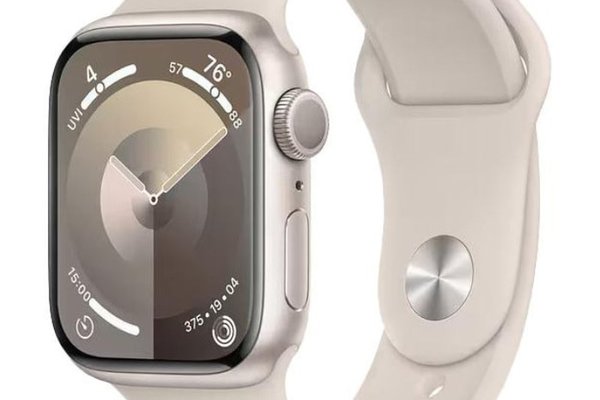 Apple Watch Series 9 2023, GPS, Aluminium 45mm N/A Starlight Bun