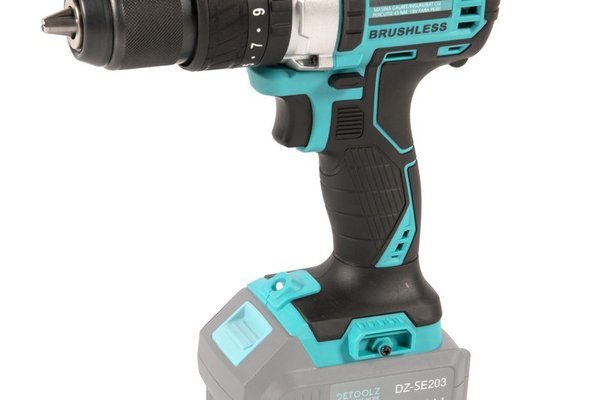 Detoolz DZ-SE181 - Masina de Gaurit si Insurubat cu Percutie, 45Nm, 18V, Fara Perii, Acumulator si Incarcator Inclus
