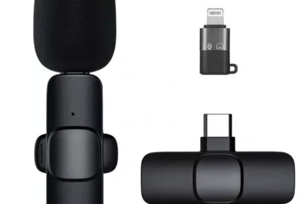 Microfon wireless K8 lavaliera cu conector USB-C si iPhone