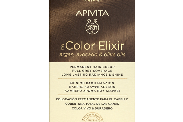 Vopsea de par My Color Elixir, Light Blonde Gold N8.3, 155 ml, Apivita