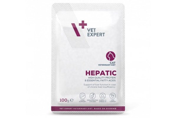 4T Dieta Veterinara Pisici Hepatic Cat, Vetexpert, 100 g