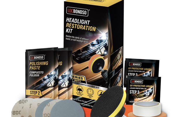 Kit de Restaurare a Farurilor cu Discuri Abrazive si Pasta