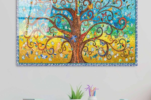 Tablou din sticlă temperată UV Multicolor 70x100 cm
