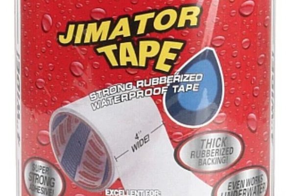 Banda reparatoare superadeziva JIMATOR TAPE, alba, 2 in x 5 ft