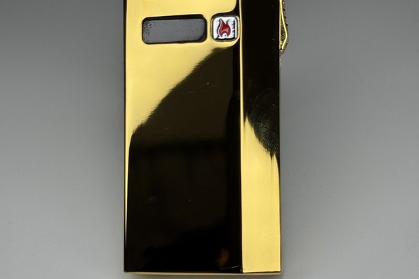 Bricheta GOLD cu aprindere electrica in X si Flacara