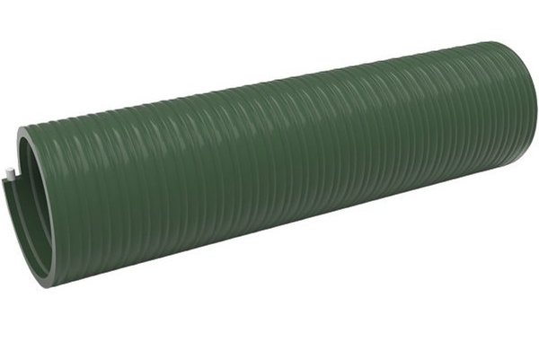 Furtun vidanja, 110mm, super flexibil, rola de 25m, PVC moale cu aditivi de cauciuc sI cu spirala rigida din PVC