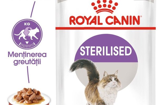 Royal Canin Sterilised Adult hrana umeda pentru pisici sterilizate, 12 x 85 g