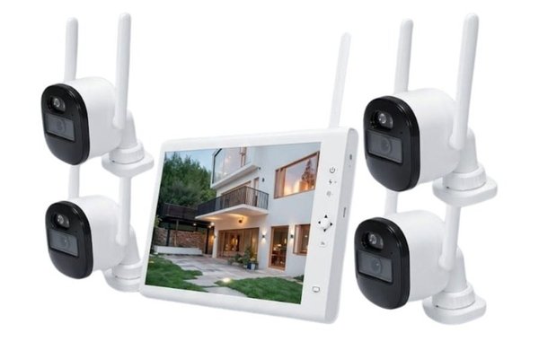 Sistem de Supraveghere Video ANNKE N44WEV+I41DM*4 cu Monitor LCD de 10 inch si 4 Camere 5MP