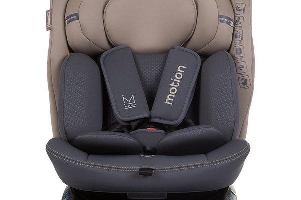 Scaun auto Chipolino Motion I-Size 40-150 cm macadamia cu sistem Isofix