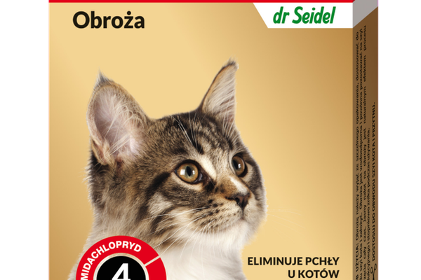 Sabunol Cat, Zgarda Antiparazitara Pisici, Culoare Rosu (35cm)