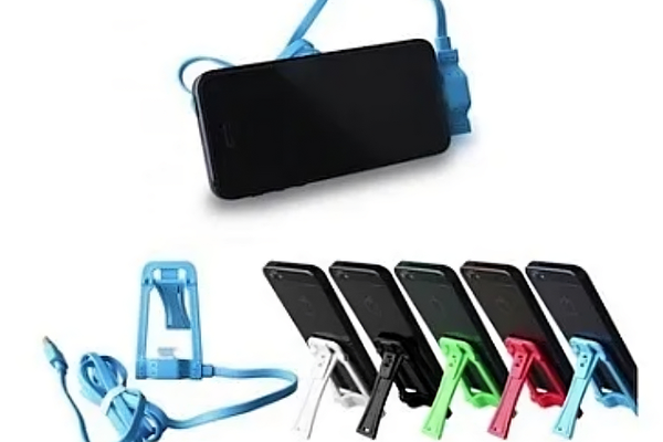 Set 2 Suporturi Multifuncționale pentru Telefon - Dock 2-in-1