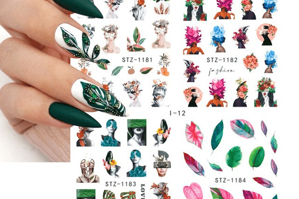 Tatuaj Decor Unghii 4 Modele I-12