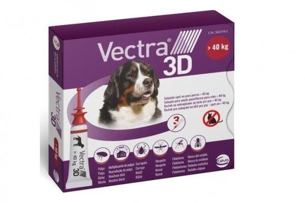 VECTRA 3D +40 kg/ 3 pipete