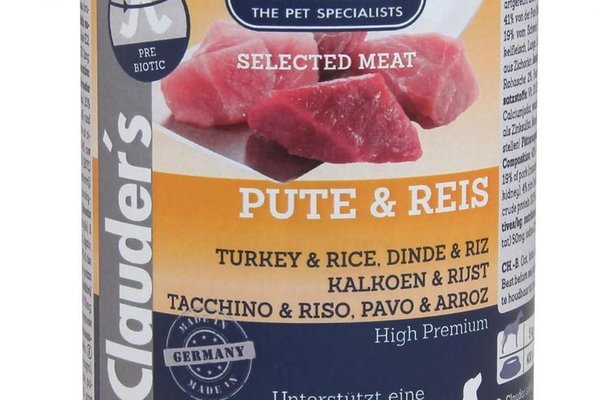 Dr. Clauder’s Dog Selected Meat Curcan & Orez, 400 g