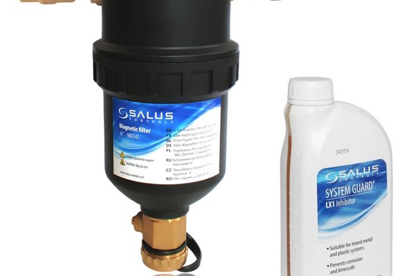 Filtru antimagnetita Salus MD34S cu robinet de ¾ inch si lichid inhibitor de 500ml