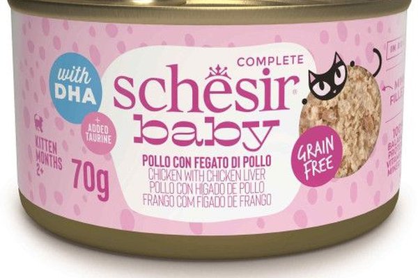 Schesir Baby Cat Pui si Ficat, 70 g