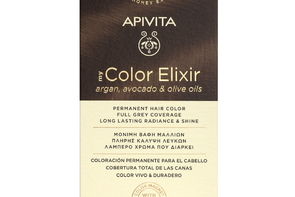 Vopsea de par My Color Elixir, Blonde Gold N7.3, 155 ml, Apivita