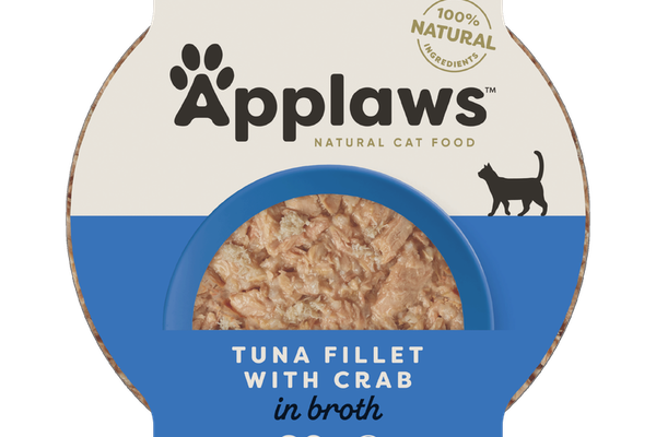 Applaws Succulent Tuna Fillet with Crab, 60 g