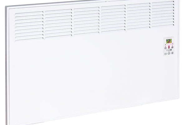 Convector de perete sau pardoseala iVigo DIGITAL EPK 1000 W White, control electronic, Termostat de siguranta, termostat reglabil, IP 24, pentru 12 mp, ERP 2018