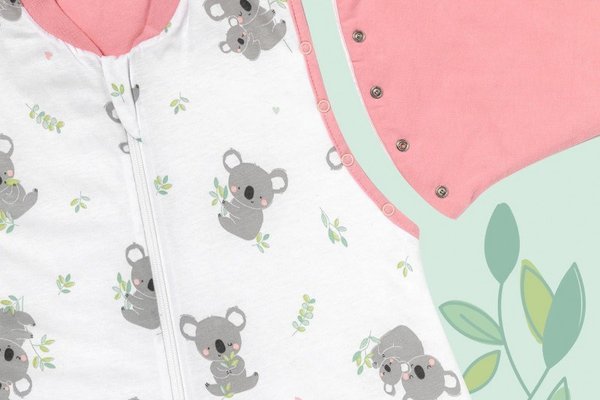 Sac de dormit cu picioruse si maneca lunga detasabila Koala 100 cm + manseta 1.0 Tog