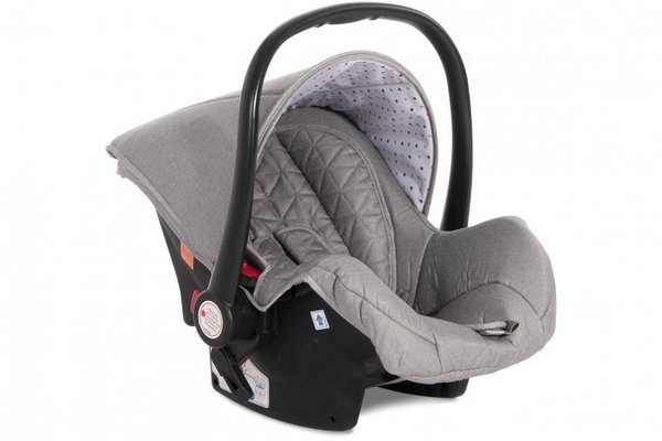 Carucior 2 in 1 cu cos auto Storm - Cadru din aluminiu Opaline Grey