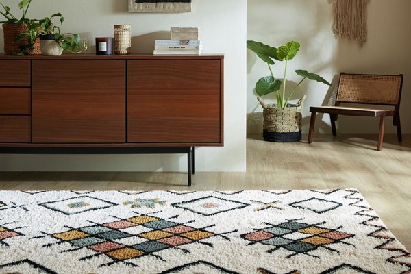 Covor Maroc Midar Shaggy Multicolor 120X170 cm, Flair Rugs