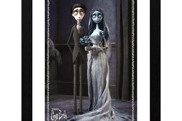 Poster cu Rama Corpse Bride - Emily & Victor (30x40)
