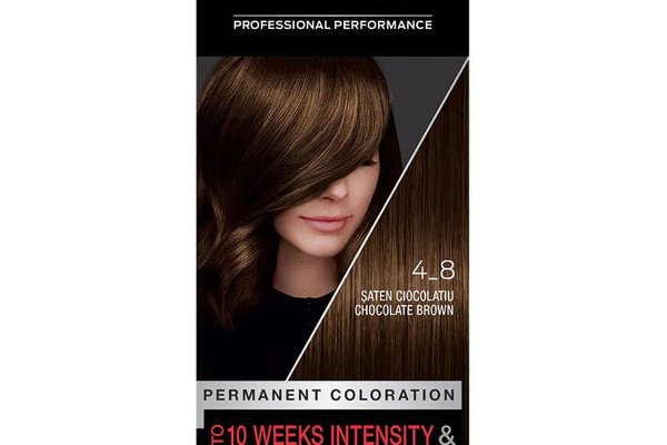 Vopsea permanenta Syoss Color Baseline 4-8 Saten Ciocolatiu, 115ml