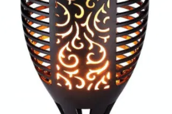 Lampa Solara XF-6006 Tip Torta cu Iluminare Efect Flacara