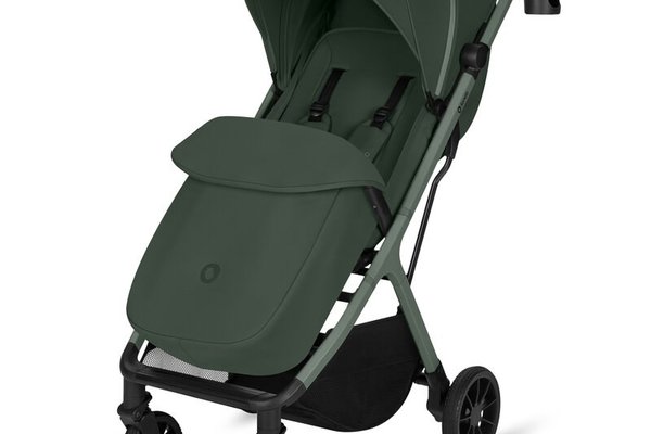 Carucior sport Lionelo Cloe Plus, Cadru din aluminiu, Pliere automata, Usor de transportat, Ideal pentru suprafete variate, 6 luni+, Verde