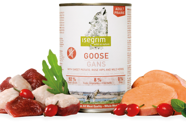 Hrana umeda, Isegrim Dog Adult Goose, 800 g