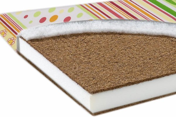 Saltea Fibra Cocos Economy II Color diverse modele 120x60x6