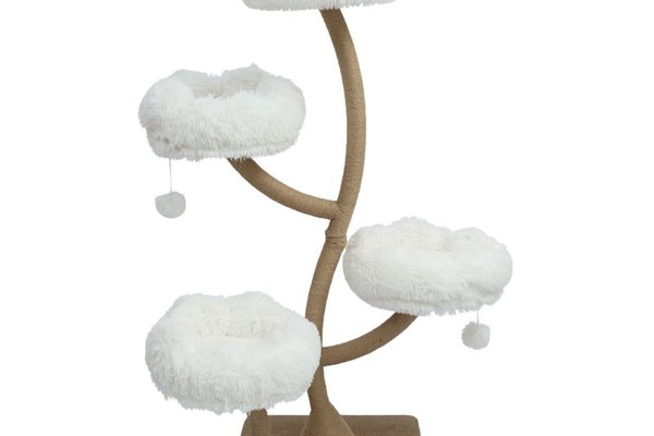 Ansamblu de joaca pisici, Meraki Home, Daisy Canopy, 74x31x61 cm
