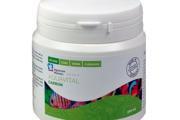 Masa filtranta Aquarium Munster Aquavital Carbon 500 ml