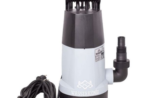 Pompa submersibila Wasserkonig SPMD5133, 400 W, pentru ape murdare, particule de pana la 30 mm, debit 8000 l/h, refulare 5 m