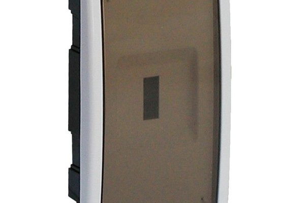 Tablou electric Solera Arelos 8208PF, 4 module, incastrat, IP40, 165x300x95 mm, plastic, usa fumurie, rama alba