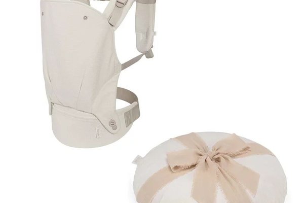 Marsupiu ergonomic Lionelo Margareet Close&Cosy, 3 pozitii, gluga detasabila, 4 luni-20 kg, alb