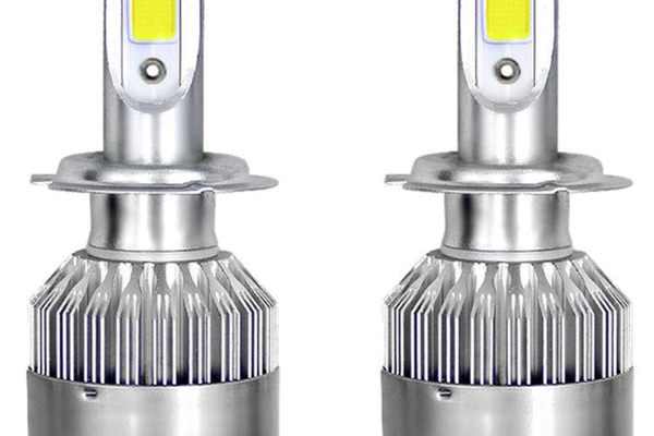 Set 2 becuri Led auto C6 H7 putere 36W 3800LM temperatura 6500K hassa
