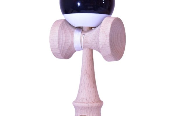 Kendama Super Sticky Paint, Big Cups - Negru