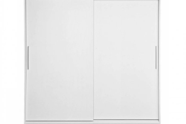 Dulap CORFU 01, usi glisante, alb, 200x60x200 cm