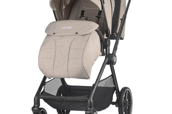 Carucior modular 3 in 1 Coccolle Lissia Butternut Beige + Scoica auto iSize Coccolle Knox Black