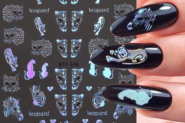 Sticker decor unghii BTF-S08 Holographic - B111